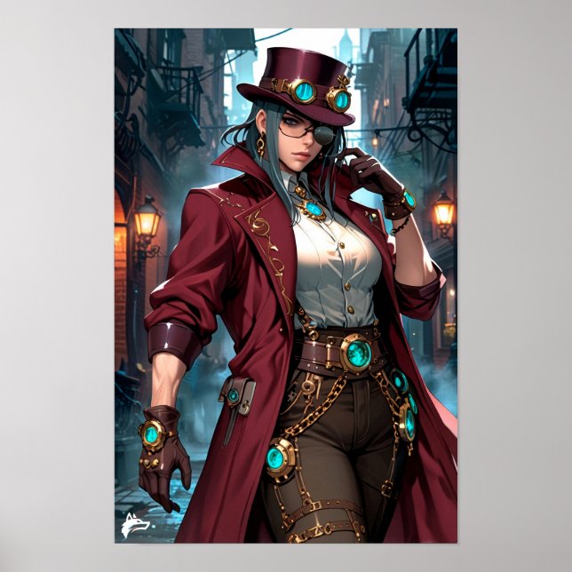 Póster Steampunk Enchantress -Refinement and Power  (Frente)