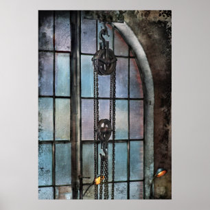 Póster Steampunk - Engranaje - Importancia de la Industri
