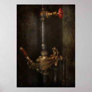 Póster Steampunk - Fontanería - Número 4 - Universal
