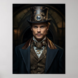 Póster Steampunk Gentleman