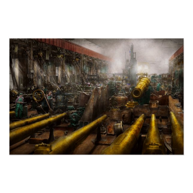 Póster STEAMPUNK - Guerra - Estamos listos (Anverso)