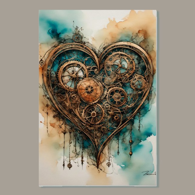 Póster Steampunk Love Valentine (Subido por el creador)