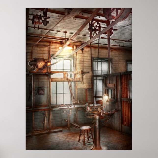 Póster Steampunk - Machinist - La estación de molturación (Frente)