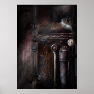 Póster Steampunk: manejo de presión