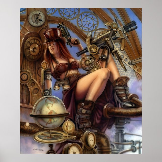 Póster ¡Steampunk Navigator Poster! (Frente)