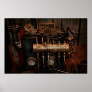 Póster Steampunk - Plumba - La matriz de válvulas