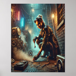 Póster Steampunk Poster 55 The Streetwise Tinkerer
