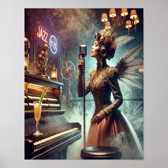 Póster Steampunk Poster 69 The Steam-Powered Songbird (Frente)