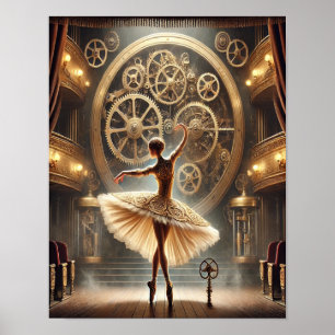Póster Steampunk Poster 71 The Clockwork Ballerina