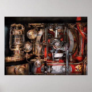 Póster Steampunk - Revisa los indicadores