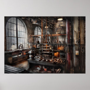 Póster Steampunk - Sala - Estudio Steampunk