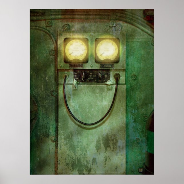 Póster Steampunk - Sé feliz (Frente)