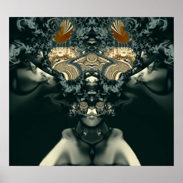 Póster Steampunk Voodoo Priestess (Frente)