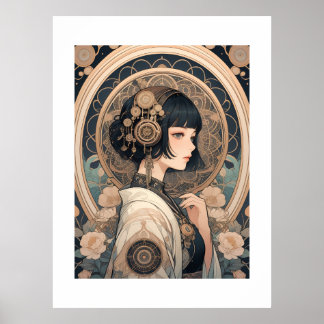 Póster STeAMPuNK+WAGiRL