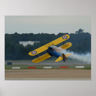 Póster Stearman de 1943 PT-17.