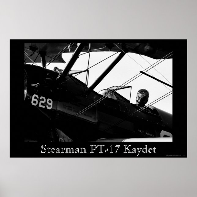 Póster Stearman PT-17 Kaydet (Frente)