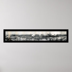 Póster Steel Mills Gary IN Photo 1912