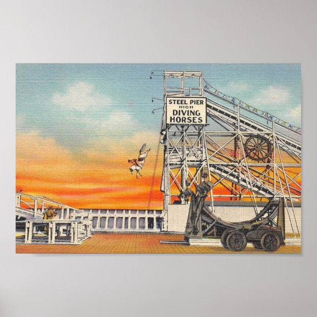Póster Steel Pier - Atlantic City (Frente)