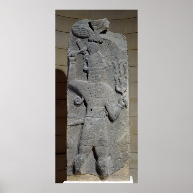 Póster Stela of Teshub, Syrian storm god (Frente)