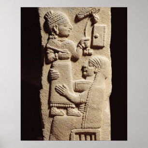 Póster Stele funerario del escribano Tarhunpijas,