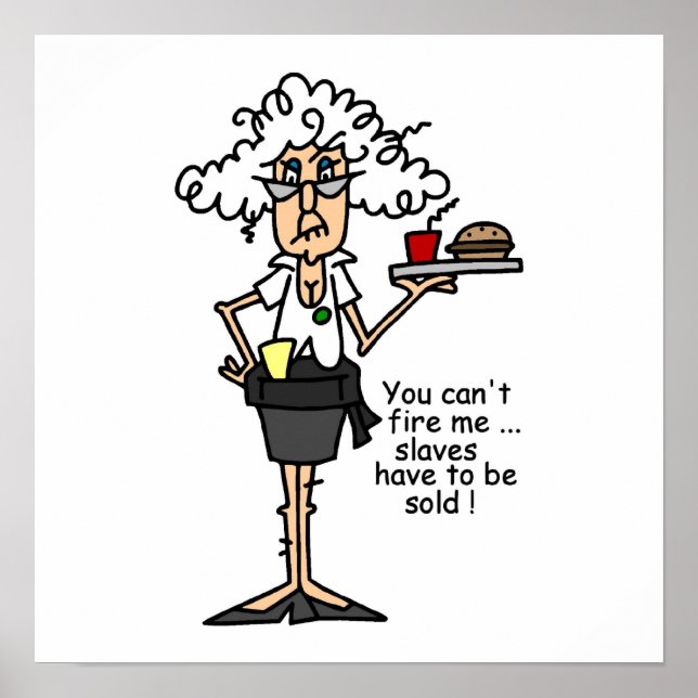 Póster Stella con humor de la actitud (Frente)