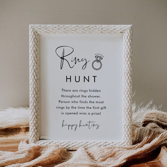 Póster STELLA Ring Hunt Game Bridal Shower Rótulo (Subido por el creador)