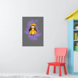 Póster Stellalunarts Calabaza Halloween Chica lindo