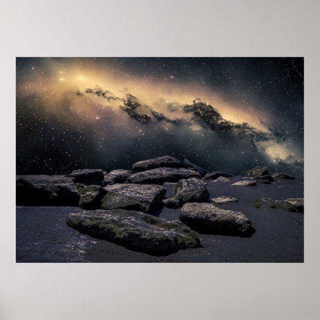 Póster Stellar Dreamscape (AI&Human) (Frente)