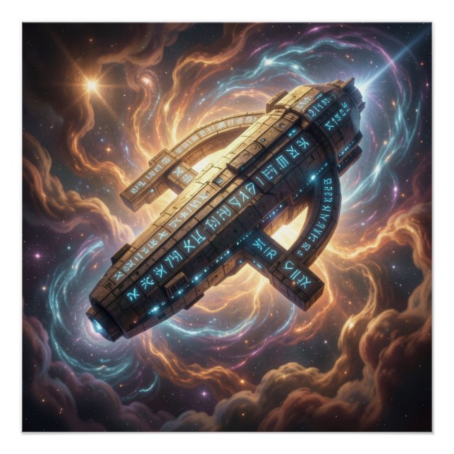 Póster Stellar Path – Journey Through the Universe´5 (Anverso)