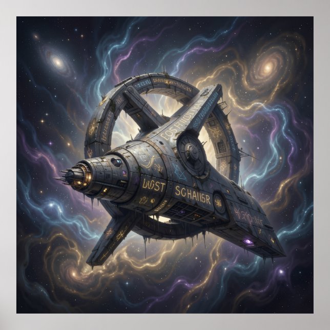 Póster Stellar Path – Journey Through the Universe´7 (Frente)