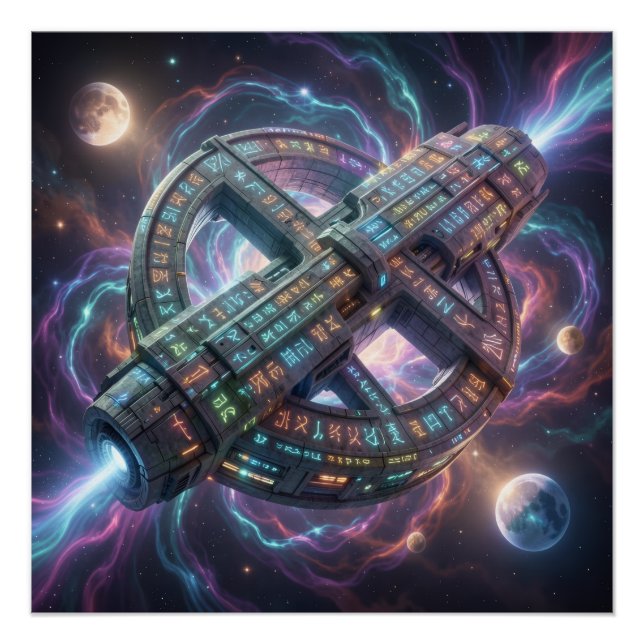 Póster Stellar Path – Journey Through the Universe´8 (Anverso)