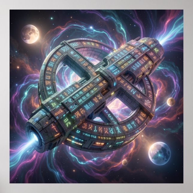 Póster Stellar Path – Journey Through the Universe´8 (Frente)