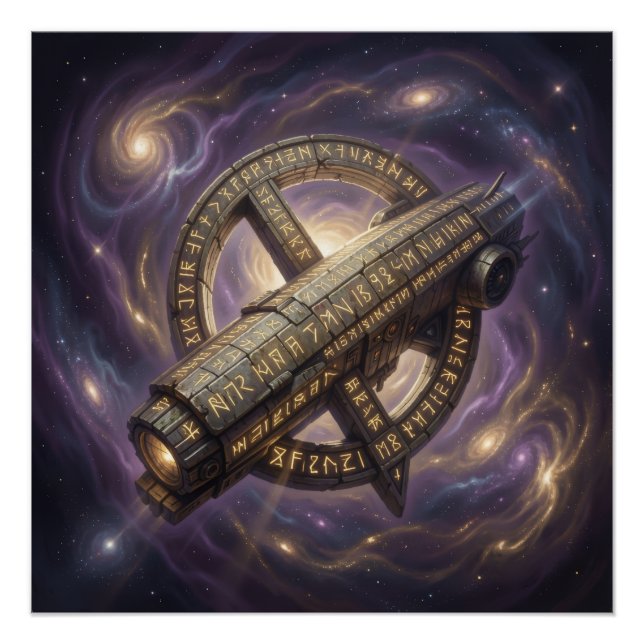 Póster Stellar Path – Journey Through the Universe´9 (Anverso)