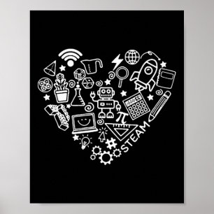Póster Stem Teacher Science Lover Byck