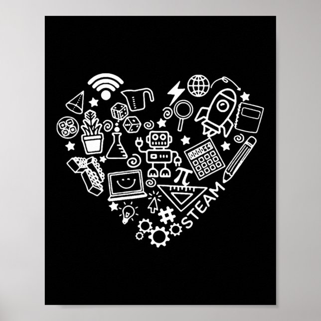 Póster Stem Teacher Science Lover Byck (Frente)