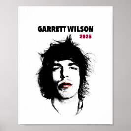Póster Stencil Garrett Wilson 2025 Poster