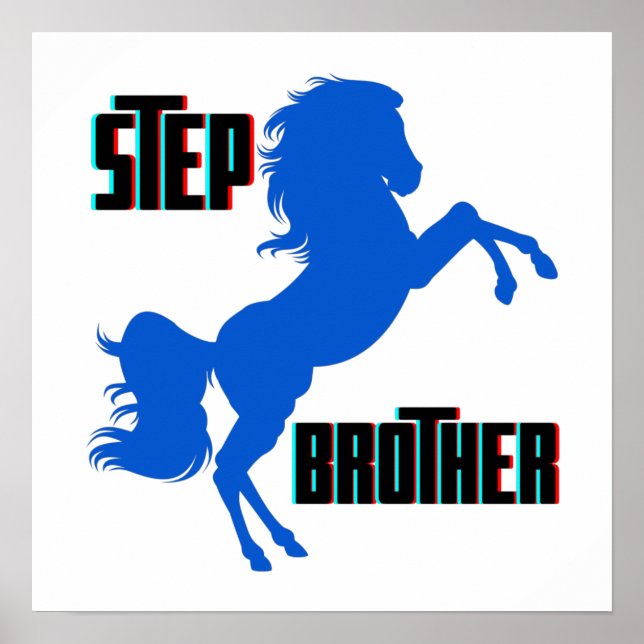 Póster Step Brother Horse Rearing (Frente)