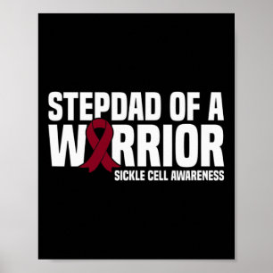 Póster Stepdad de un guerrero que toma conciencia de la a