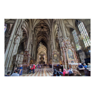 Póster Stephansdom, Viena Austria