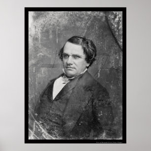 Póster Stephen Arnold Douglas Daguerreotype 1844