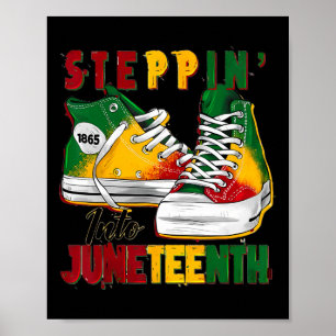 Póster Steppin En Junio Como Mis Ancestros 1865 Libre