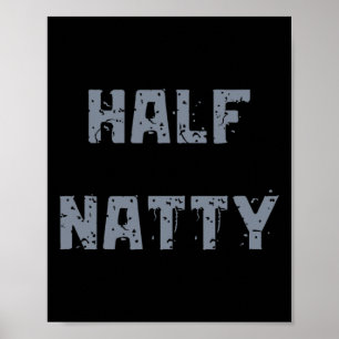 Póster Steroide de construcción de cuerpos de media Natty