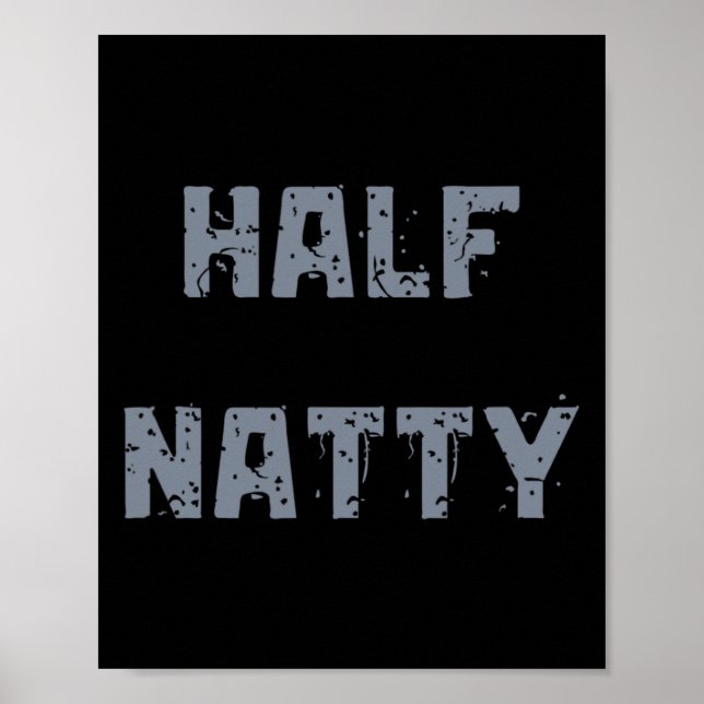 Póster Steroide de construcción de cuerpos de media Natty (Frente)