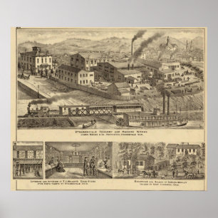 Póster Steubenville Foundry and Machine Works