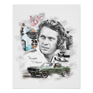 Póster Steve McQueen