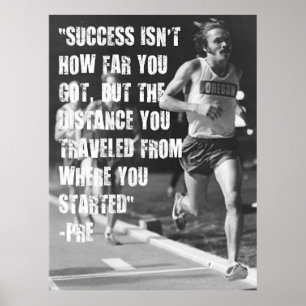 Póster Steve Prefontaine Cotes