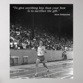 Póster Steve Prefontaine Running Citas