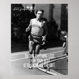 Póster Steve Prefontaine Stop Pre