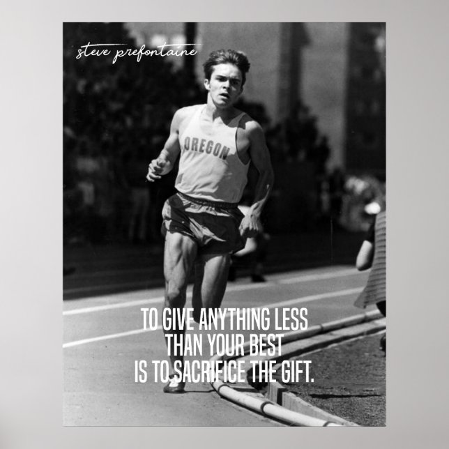 Póster Steve Prefontaine Stop Pre (Frente)