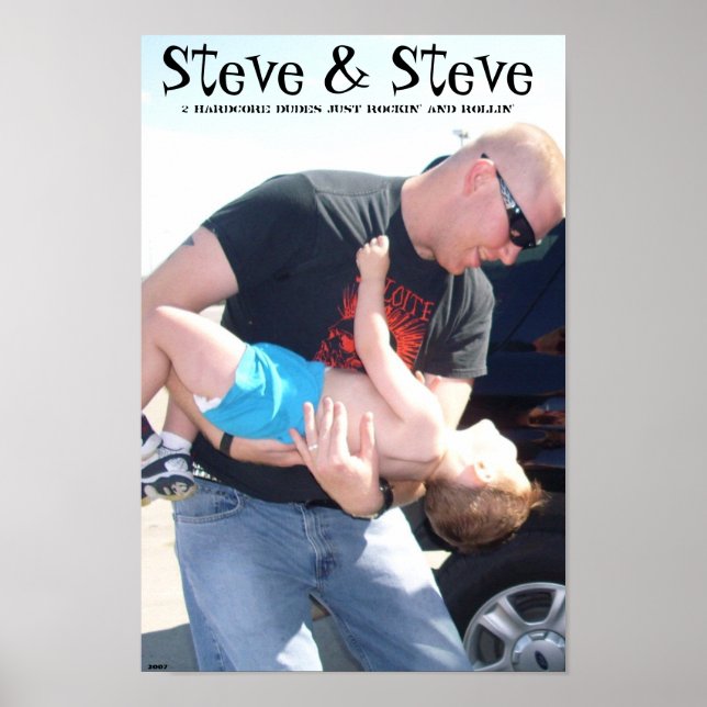 Póster steve y steve (Frente)